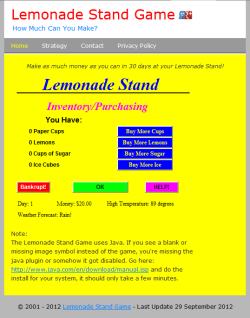 Lemonaide Stand